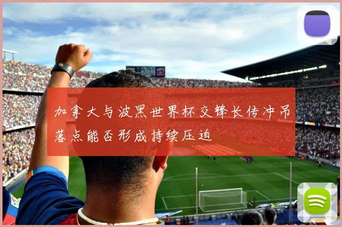 加拿大与波黑世界杯交锋长传冲吊落点能否形成持续压迫